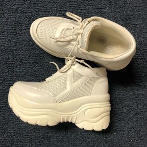 COPY - YRU White Platforms sneakers